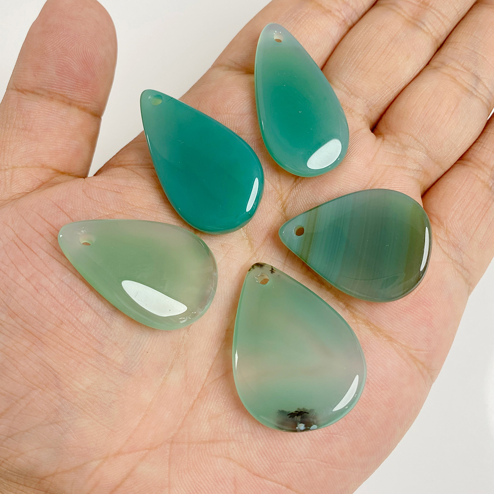 1PC Big Waterdrop Shape Stone  - Crystal Pendant Necklace Natural Stone 评论和价格