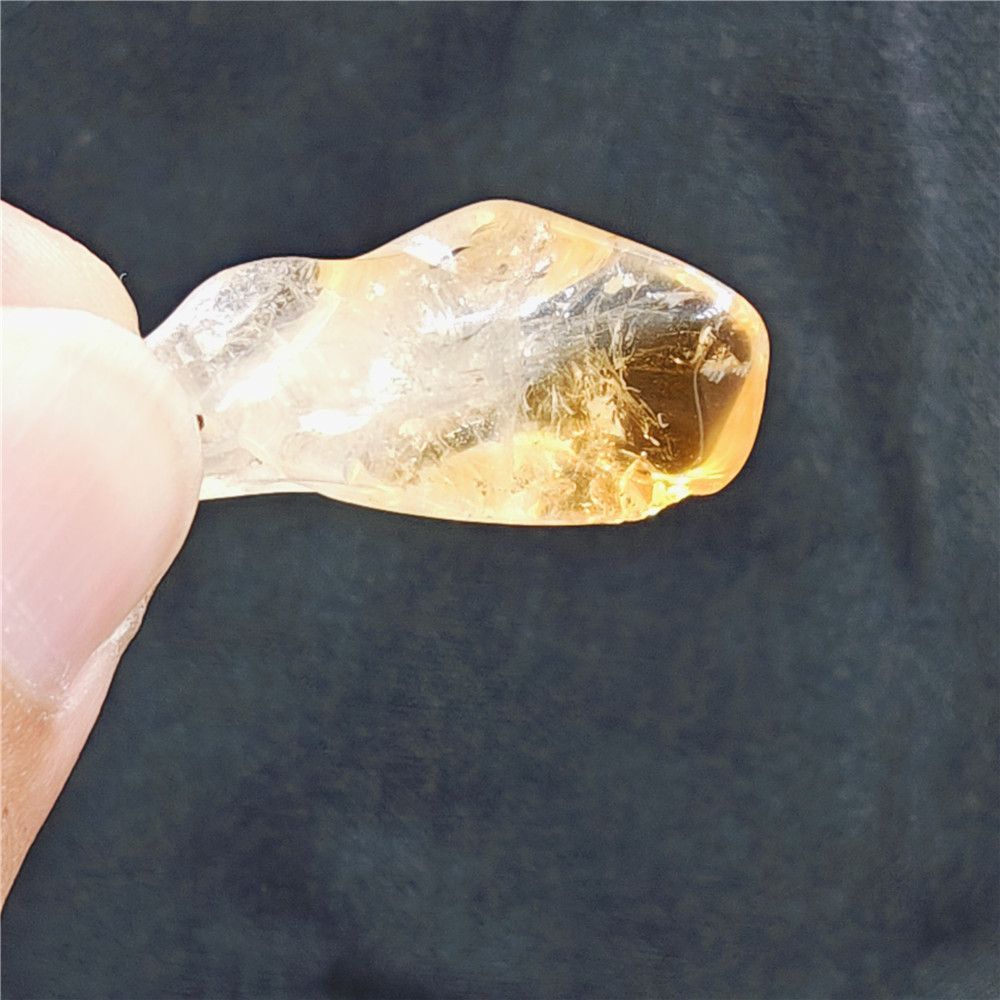 3PCS Natural Citrine Crystal P - Crystal Pendant Necklace Natural Stone 评论和价格